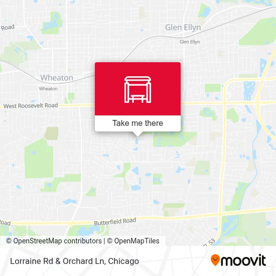Lorraine Rd & Orchard Ln map