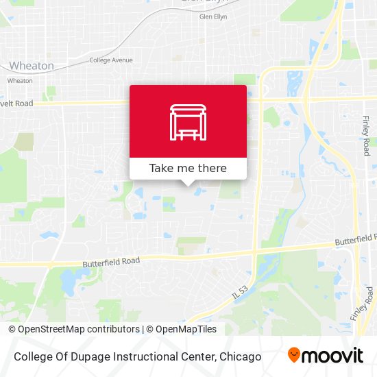 Mapa de College Of Dupage Instructional Center