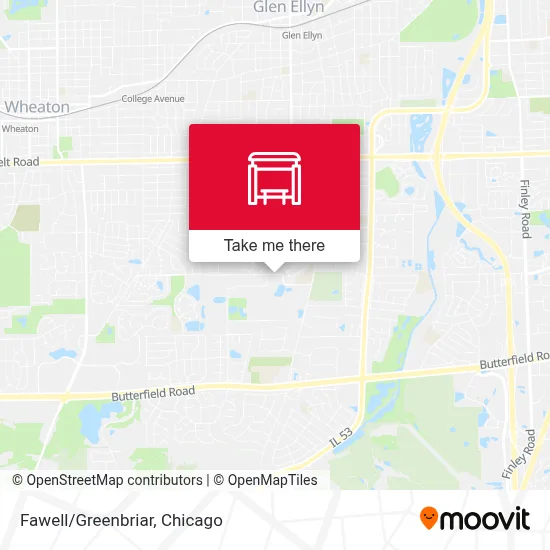 Fawell/Greenbriar map