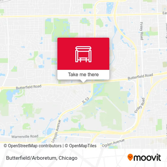 Butterfield/Arboretum map