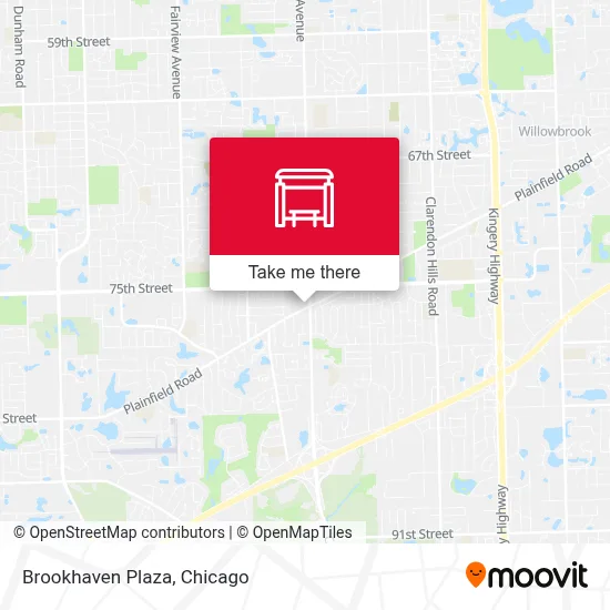 Brookhaven Plaza map