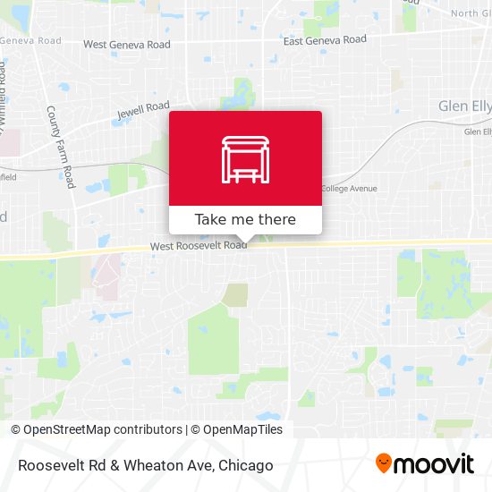 Roosevelt Rd & Wheaton Ave map