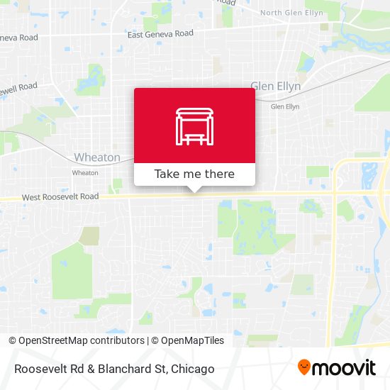 Roosevelt Rd & Blanchard St map