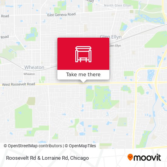 Roosevelt Rd & Lorraine Rd map