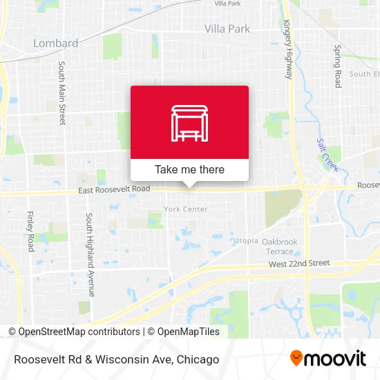 Roosevelt Rd & Wisconsin Ave map