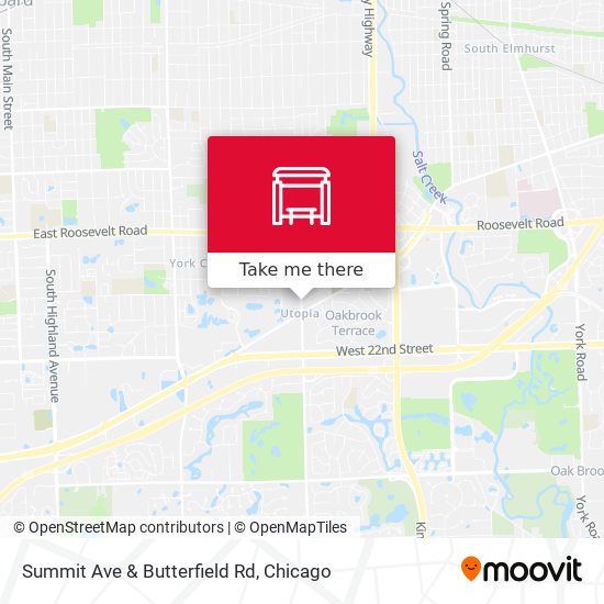 Summit Ave & Butterfield Rd map