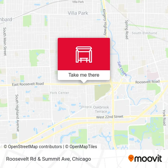 Roosevelt Rd & Summit Ave map