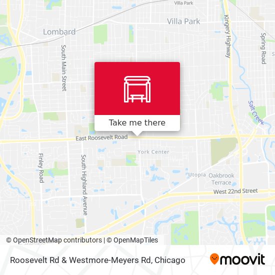 Roosevelt Rd & Westmore-Meyers Rd map