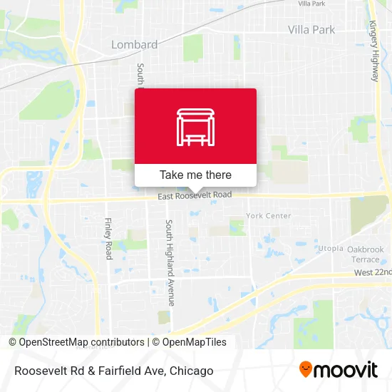 Roosevelt Rd & Fairfield Ave map