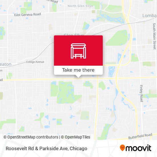 Mapa de Roosevelt Rd & Parkside Ave