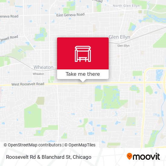 Mapa de Roosevelt Rd & Blanchard St