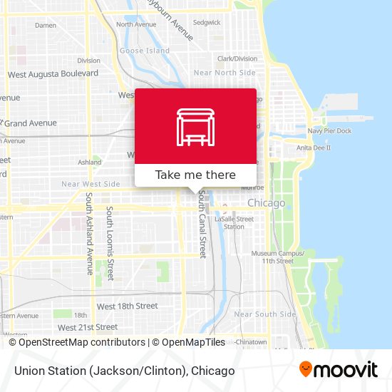 Union Station (Jackson / Clinton) map