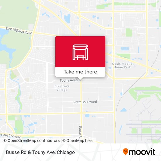 Busse Rd & Touhy Ave map