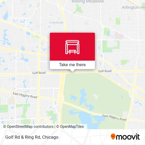 Mapa de Golf Rd & Ring Rd