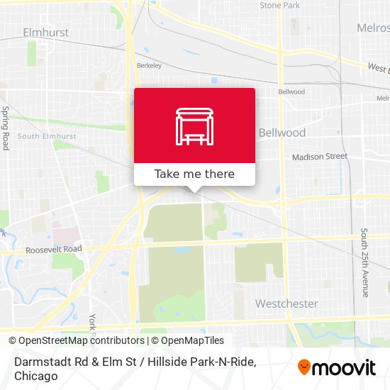 Darmstadt Rd & Elm St / Hillside Park-N-Ride map