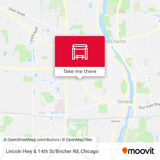 Mapa de Lincoln Hwy & 14th St / Bricher Rd