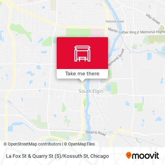 La Fox St & Quarry St (S) / Kossuth St map