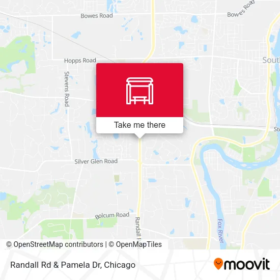 Randall Rd & Pamela Dr map