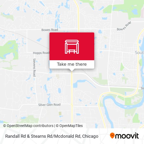 Randall Rd & Stearns Rd / Mcdonald Rd map