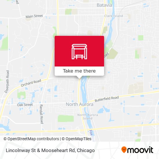 Lincolnway St & Mooseheart Rd map