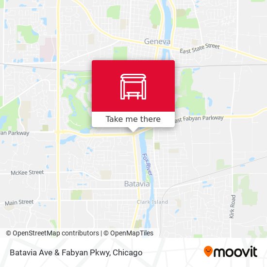 Mapa de Batavia Ave & Fabyan Pkwy