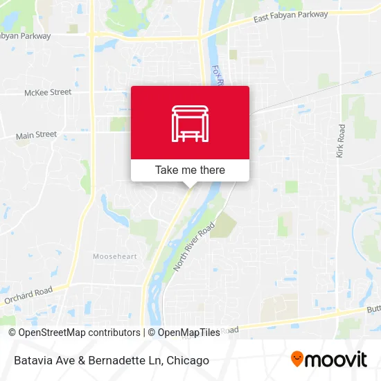 Batavia Ave & Bernadette Ln map