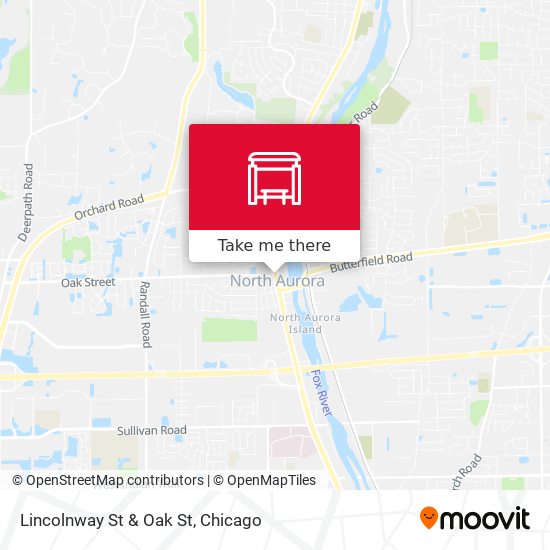 Mapa de Lincolnway St & Oak St