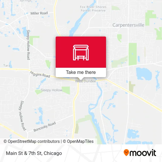 Mapa de Main St & 7th St