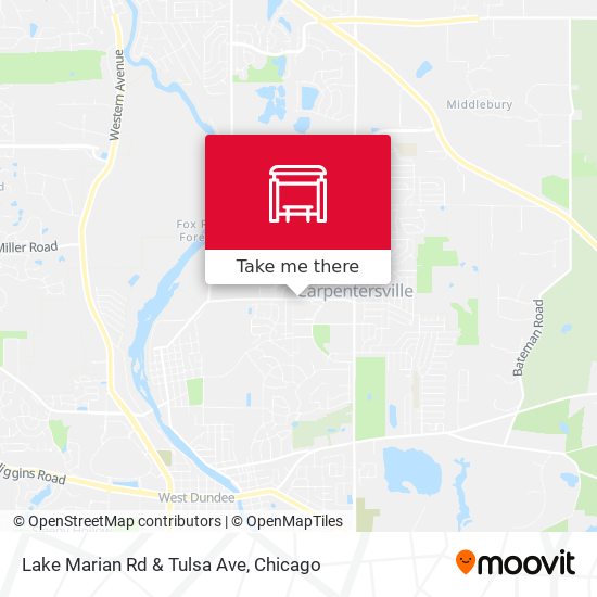 Lake Marian Rd & Tulsa Ave map