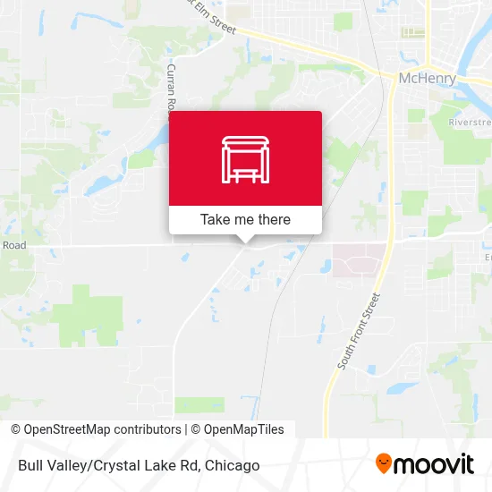 Bull Valley/Crystal Lake Rd map