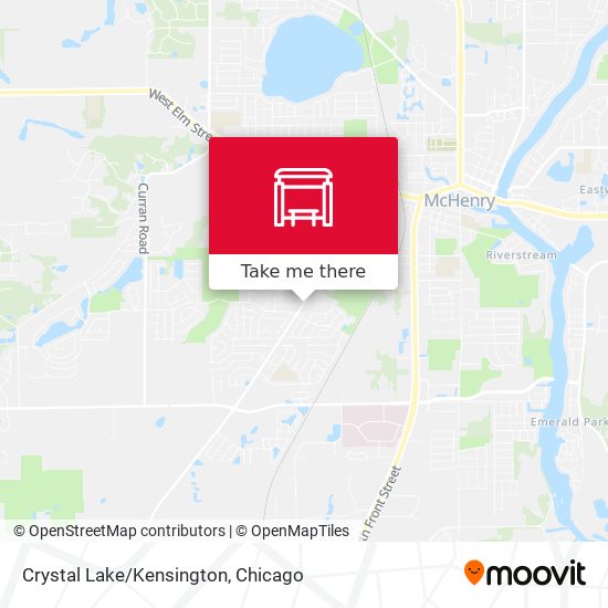 Crystal Lake/Kensington map