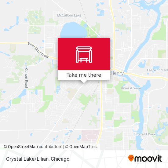 Crystal Lake/Lilian map