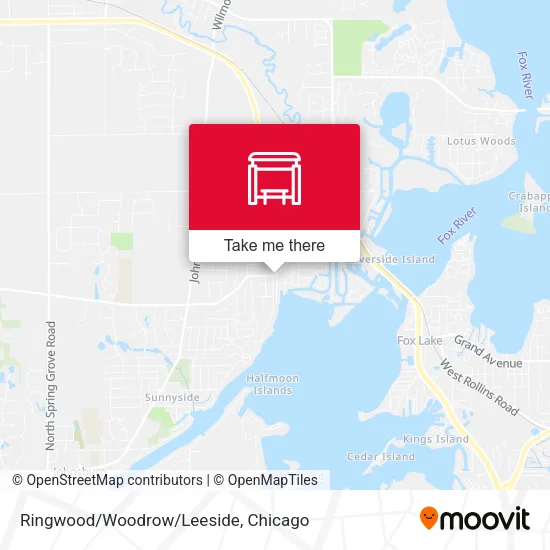 Ringwood/Woodrow/Leeside map
