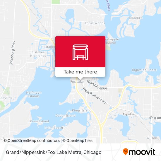 Mapa de Grand / Nippersink / Fox Lake Metra