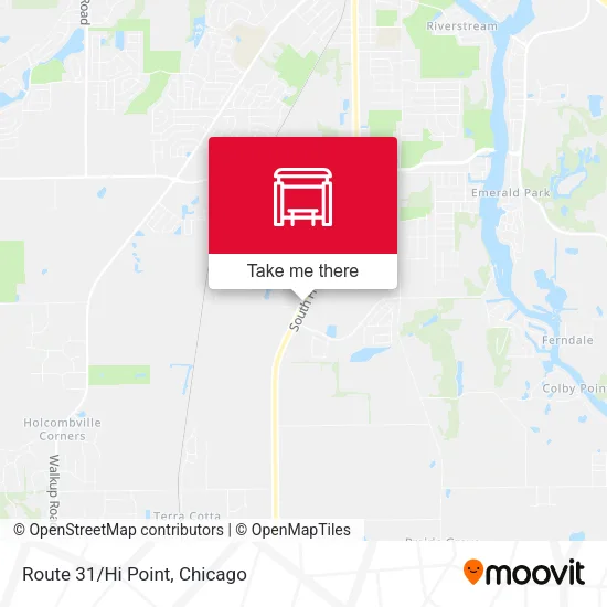 Route 31/Hi Point map