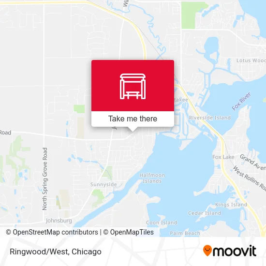 Ringwood/West map