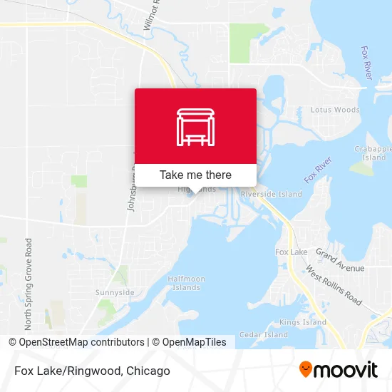 Fox Lake/Ringwood map