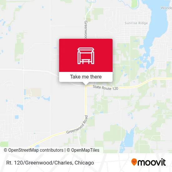 Rt. 120/Greenwood/Charles map