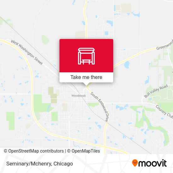 Seminary/Mchenry map