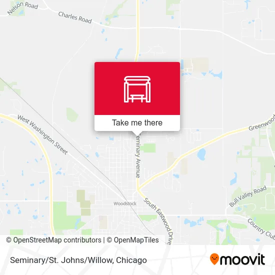 Seminary/St. Johns/Willow map