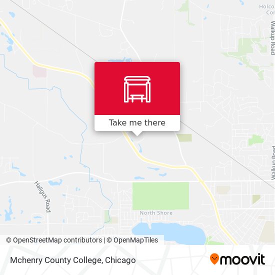 Mchenry County College map