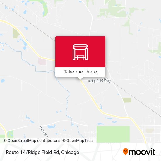 Route 14/Ridge Field Rd map