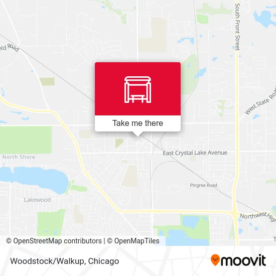 Woodstock/Walkup map