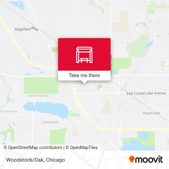 Woodstock/Oak map