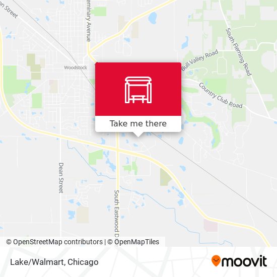 Lake/Walmart map