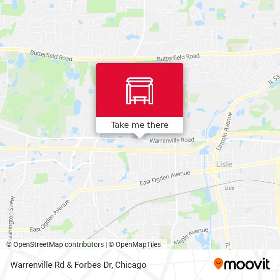 Warrenville Rd & Forbes Dr map