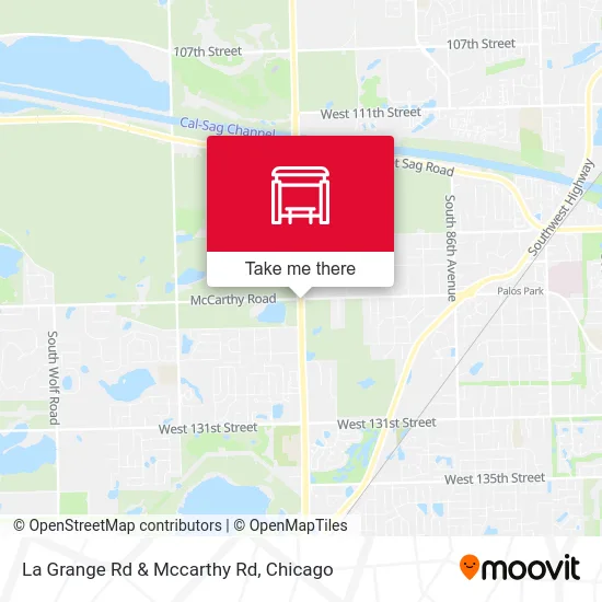La Grange Rd & Mccarthy Rd map