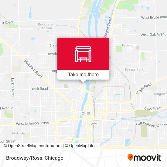 Broadway/Ross map