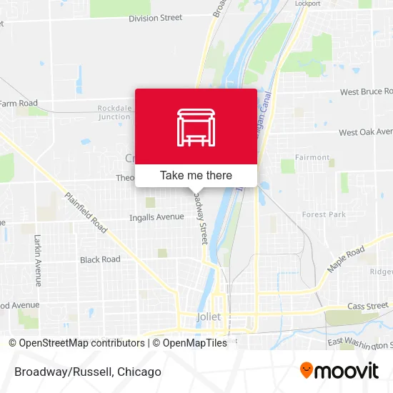 Broadway/Russell map