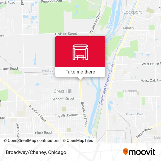 Mapa de Broadway/Chaney